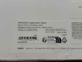 Correa Milanese Apple Watch Ultra Titanio 49mm