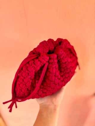Pouch bag rossa