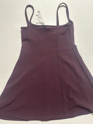 Vestido morado talla M
