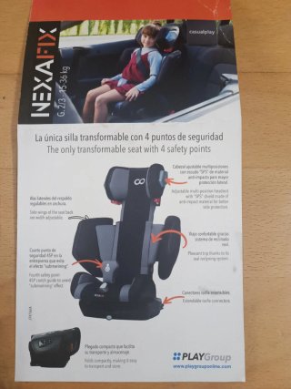 Silla Coche Casual Play Nexa Flix G2-3 (15 a 36kg)