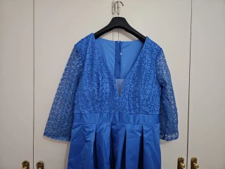 Vestido fiesta azul