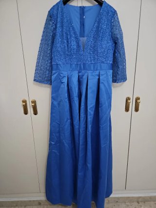 Vestido fiesta azul