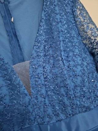 Vestido fiesta azul
