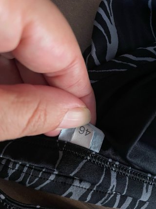 Reggiseno costume nero e bianco