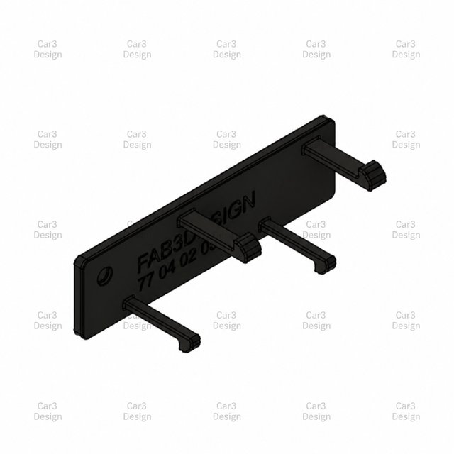 DIESEL RENAULT 9 11 18 EMBLEMA PARILLA (+ ANCLAJE)