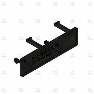 DIESEL RENAULT 9 11 18 EMBLEMA PARILLA (+ ANCLAJE)