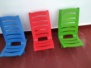 Lote 3 Sillas de Piscina Plástico