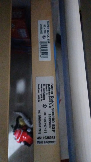 Litera madera blanca con colchón