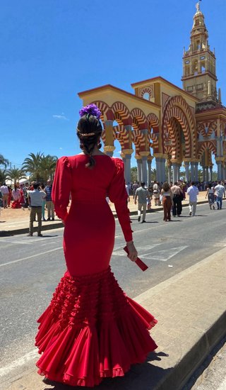 Vestido Flamenca Rojo