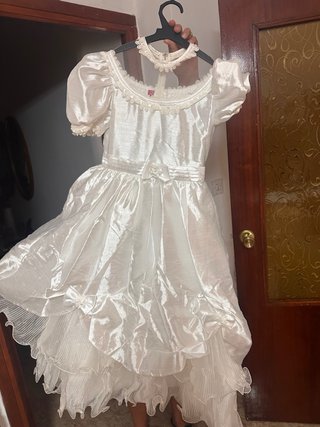 Vestido de Comunión Blanco con Chaquetita