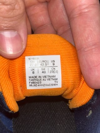 Zapatillas Asics Hombre Azul/Naranja