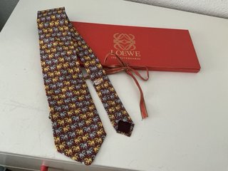 Corbata Loewe Seda Natural colección Arte Ibérico