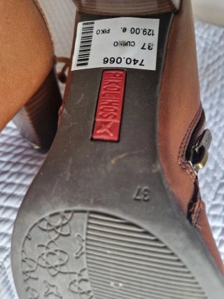 Botines Pikolinos Marrones Piel