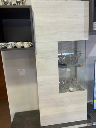 Mueble TV salón + 2 cubos + 2 vitrinas