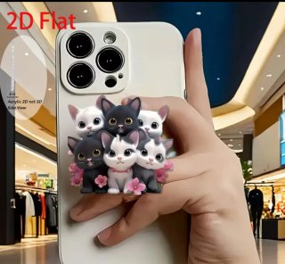 Supporto per cellulare con gattini