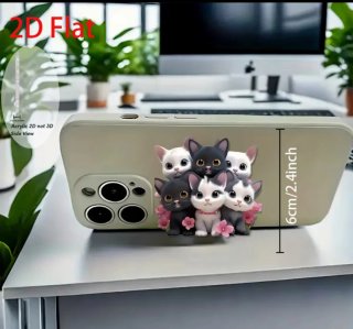 Supporto per cellulare con gattini