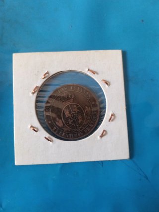 Lote 2 Monedas 2.5 Céntimos Escudo Barcelona