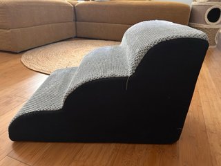 Escalera para perro/gato gris