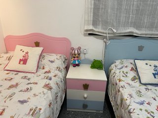 Cabecero infantil princesa rosa y dorado