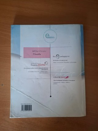 Filosofía,1o Bachillerato Libro del alumno