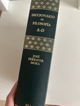 Diccionario de filosofía A-D