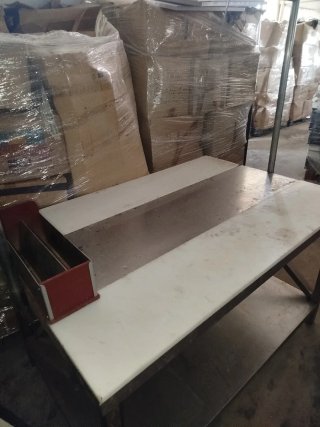 Mesa de trabajo inoxidable