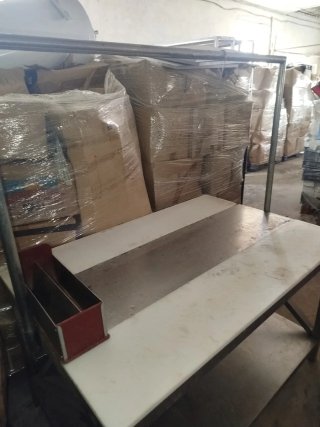 Mesa de trabajo inoxidable