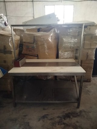 Mesa de trabajo inoxidable