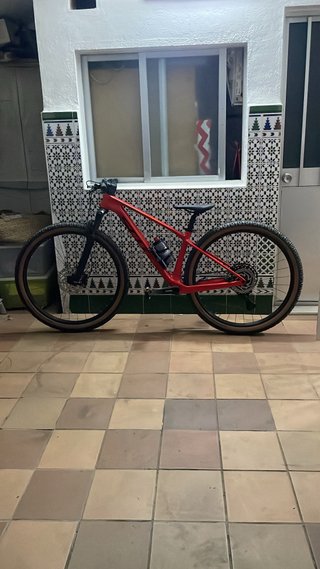 Bicicleta scoot roja