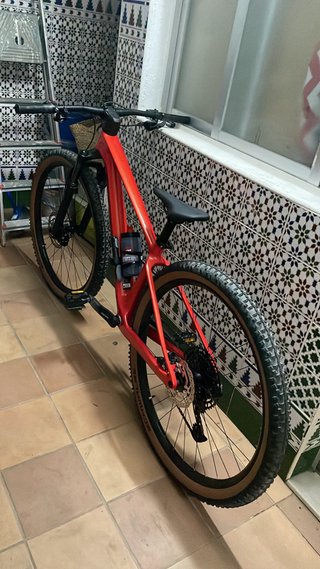 Bicicleta scoot roja