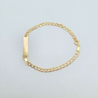 Esclava Bilbao de oro de 18k. 2.84 g. 18cm.
