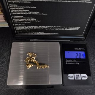 Esclava Bilbao de oro de 18k. 2.84 g. 18cm.