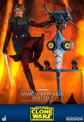 Star Wars Anakin Skywalker y STAP Hot Toys