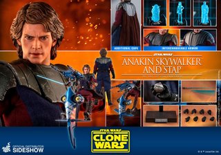 Star Wars Anakin Skywalker y STAP Hot Toys