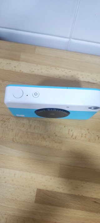 Cámara Kodak Printomatic Azul y Blanca