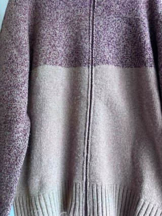 Cárdigan Massimo Dutti Beige y Rosa