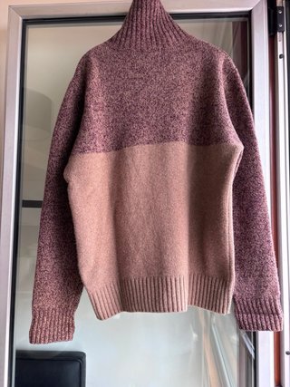 Cárdigan Massimo Dutti Beige y Rosa
