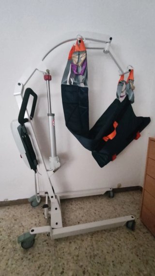 Grua traslado de personas