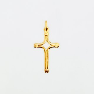 Colgante Cruz de oro de 18k, 2.53 g.