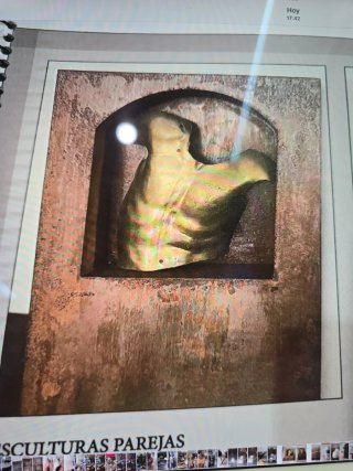 Pareja Esculturas Hierro originales unicas