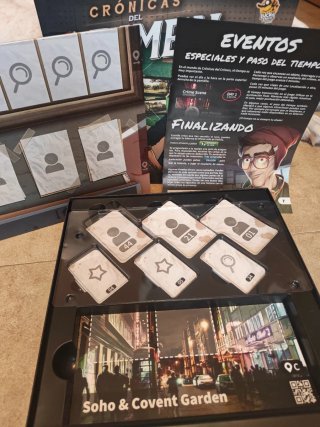 Crónicas del Crimen Juego de Mesa Español