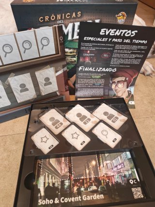 Crónicas del Crimen Juego de Mesa Español
