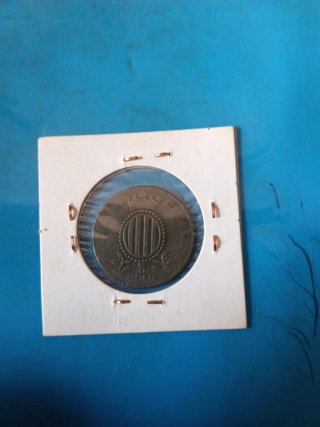 Lote 4 Monedas Isabel II Principado Cataluña