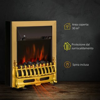 Camino Eléctrico de Suelo 1000/2000 W Efecto Llama