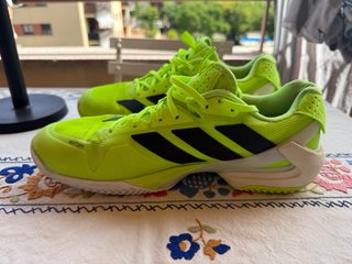 Zapatillas Padel Adidas Hombre Verde Neón