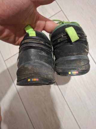 Scarpe Salewa uomo trekking nere verdi