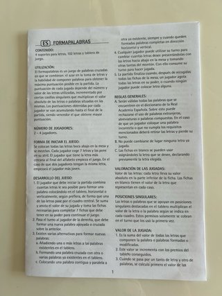 Juego de Mesa Forma Palabras Cayro