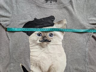 Camiseta de Gato con Boina y Bigote!