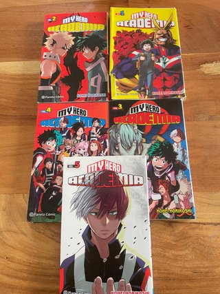 My hero Academy - volumenes 1 al 5