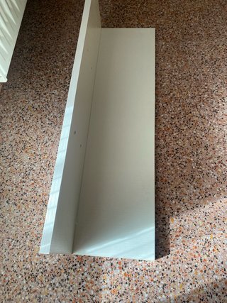 2 Scaffali a parete bianchi